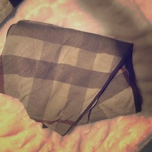 Warm Burberry scarf